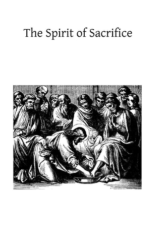 The Spirit of Sacrifice And the Life of Sacrifice in the Religious State