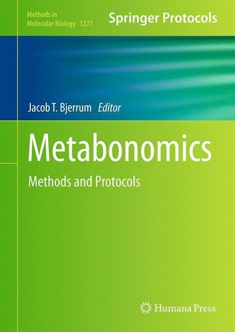 Metabonomics: Methods and Protocols