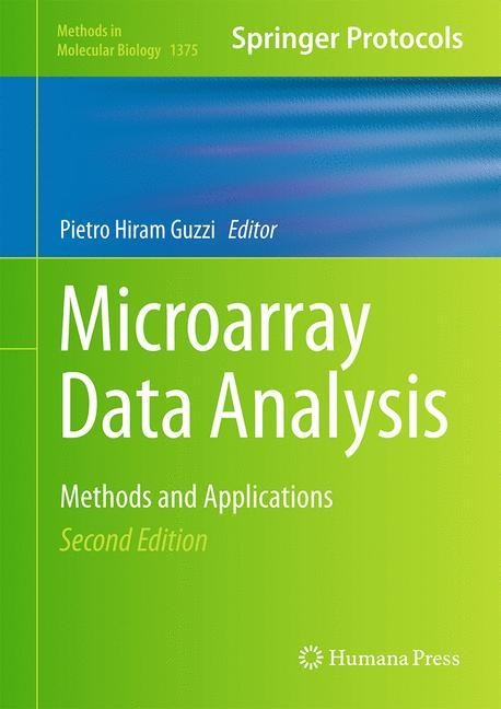 Microarray Data Analysis: Methods and Applications