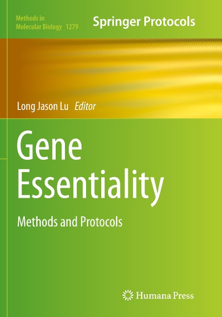Gene Essentiality: Methods and Protocols