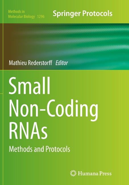 Small Non-Coding RNAs: Methods and Protocols