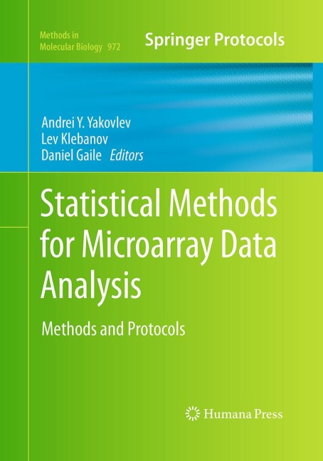 Statistical Methods for Microarray Data Analysis: Methods and Protocols