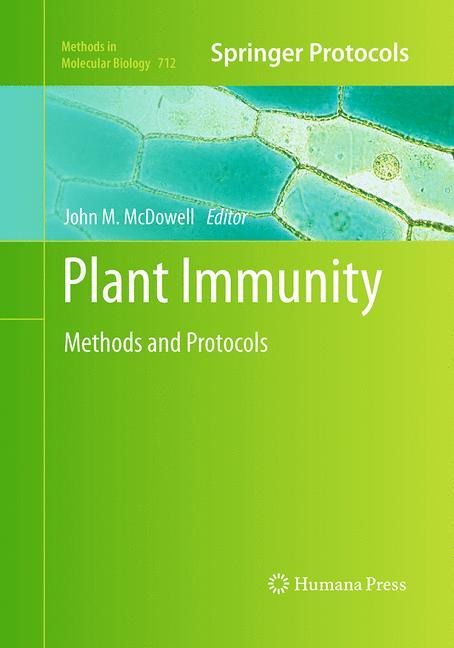Plant Immunity: Methods and Protocols