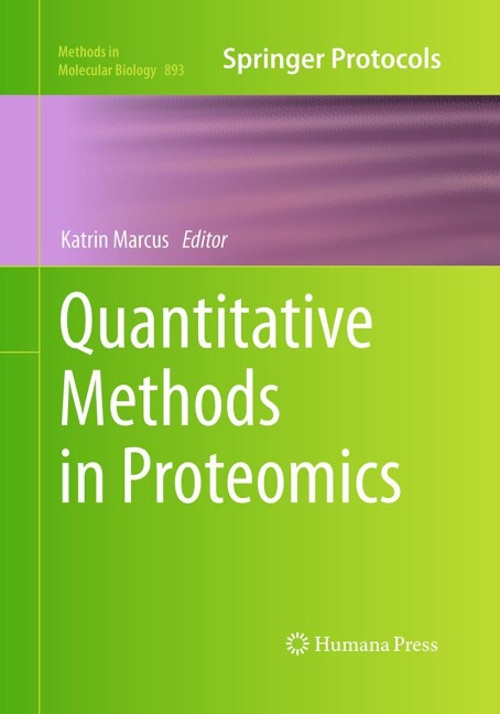 Quantitative Methods in Proteomics