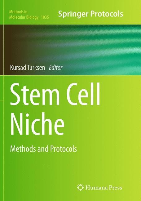 Stem Cell Niche: Methods and Protocols