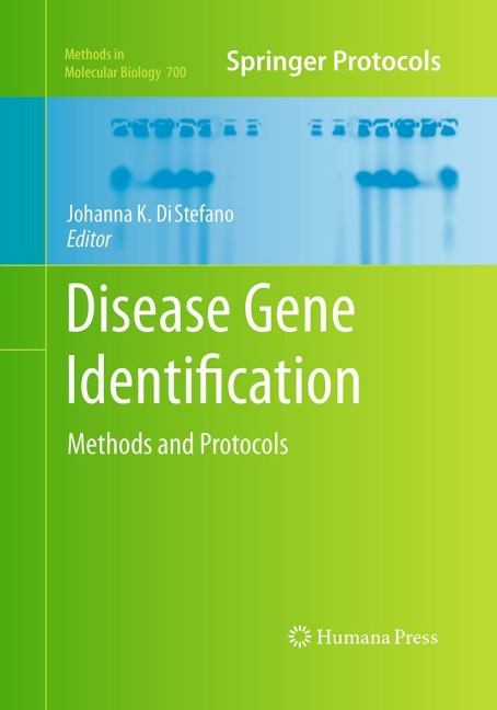 Disease Gene Identification: Methods and Protocols