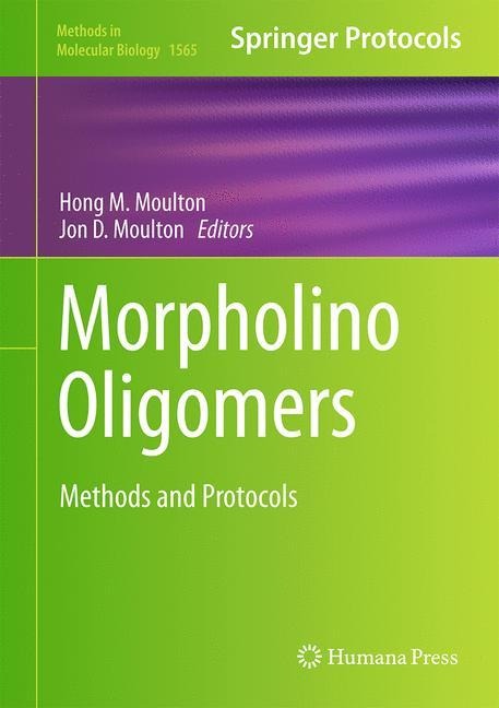 Morpholino Oligomers: Methods and Protocols