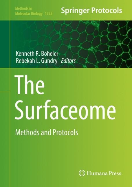 The Surfaceome: Methods and Protocols
