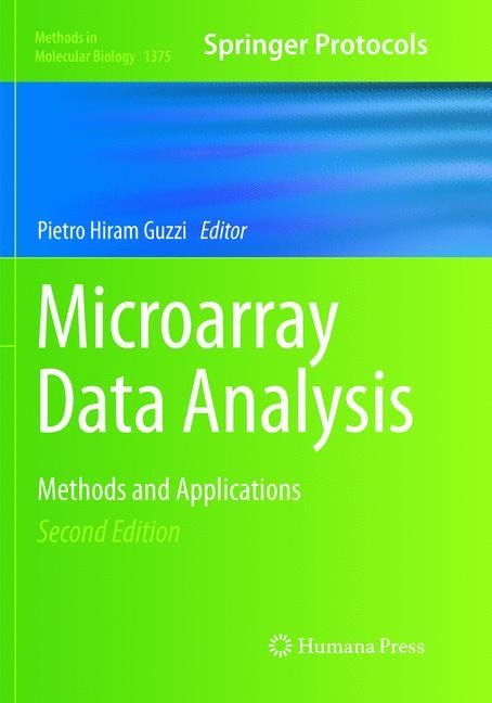 Microarray Data Analysis: Methods and Applications