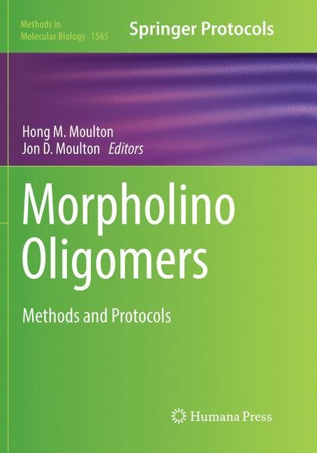 Morpholino Oligomers: Methods and Protocols