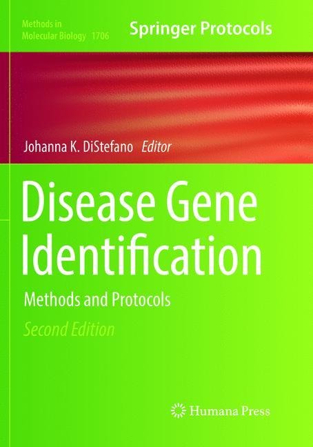 Disease Gene Identification: Methods and Protocols
