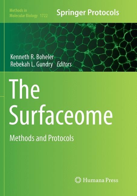 The Surfaceome: Methods and Protocols
