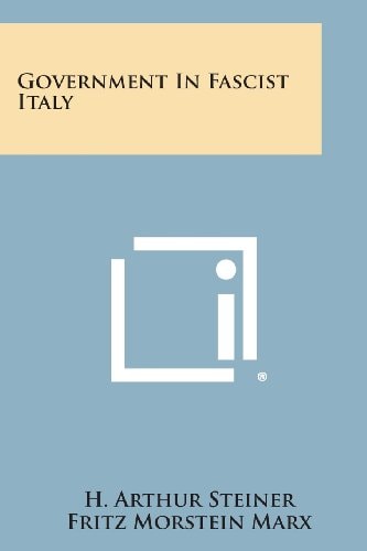 Government in Fascist Italy