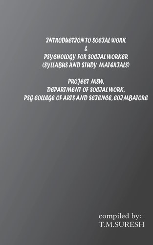 Ntroduction to Socialwork and Psychology for Social Workers