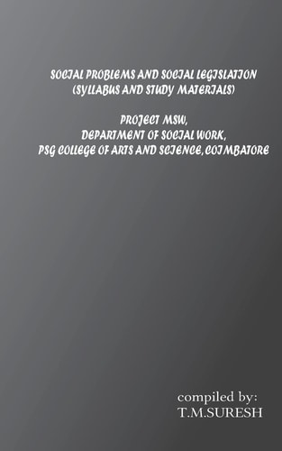 Social Problem and Social Legislation