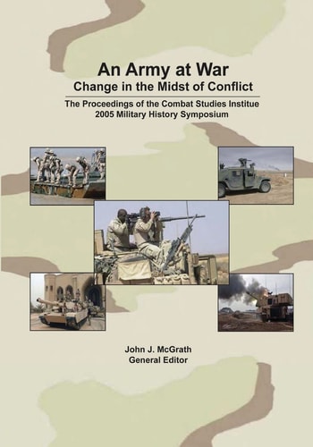 An Army at War Change in the Midst of Conflict