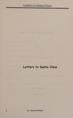 Letters to Santa Claus