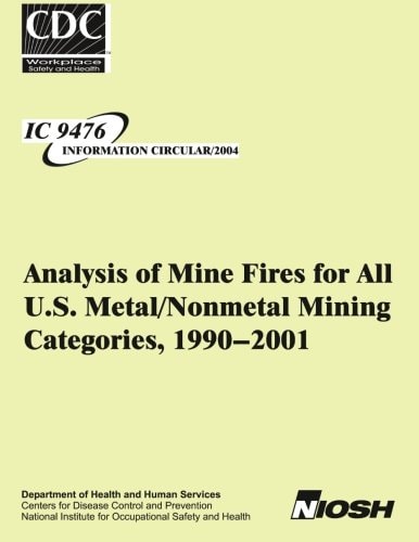 Analysis of Mine Fires for All U. S. Metal/Nonmetal Mining Categories,1990-2001
