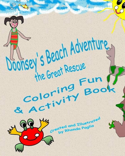 Doonsey's Beach Adventure, the Great Rescue Doonsey's Coloring Fun and Activity Book