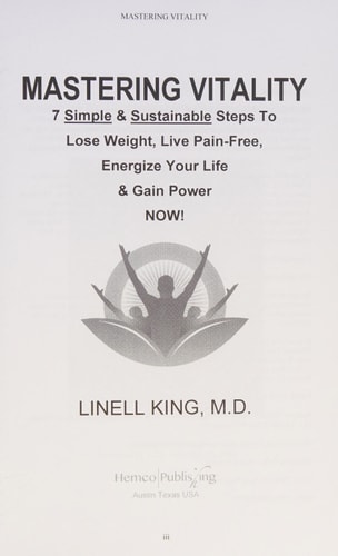 Mastering Vitality 7 SImple & Sustainable Steps