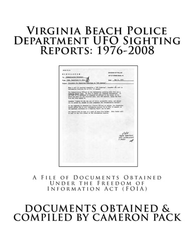 Virginia Beach Police Department UFO Sighting Reports 1976-2008