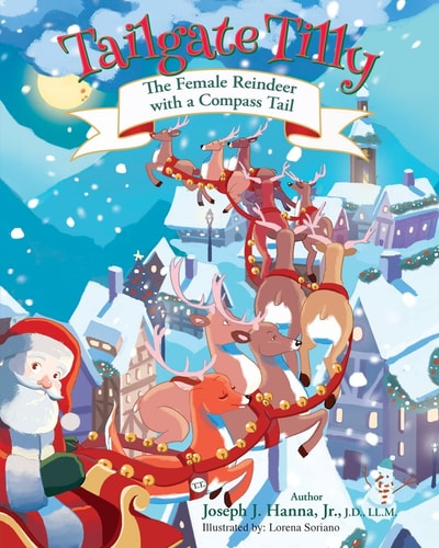 Tailgate Tilly The Female Reindeer with a Compass Tail