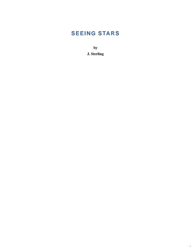 Seeing Stars The Celebrity Series