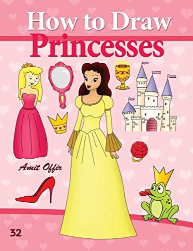 How to Draw Princesses Drawing Books for Beginners