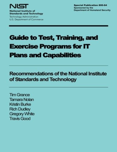 Guide to Test, Training, and Exercise Programs for IT Plans and Capabilities
