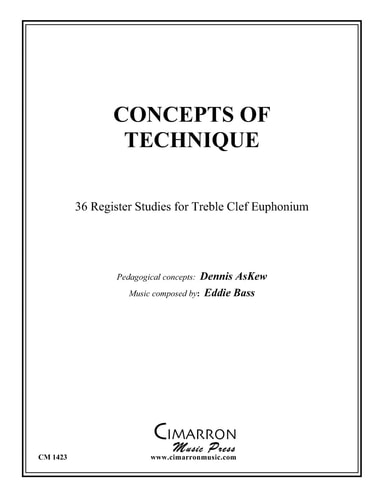 Concepts of Technique For Treble Clef Euphonium