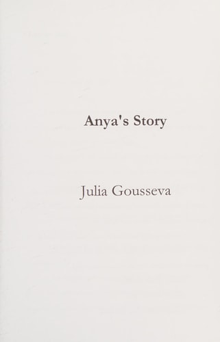 Anya's Story