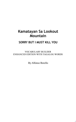 English/Tagalog: Kamatayan Sa Lookout Mountain - Enhanced Edition
