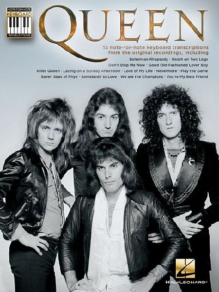 Note-For-Note Keyboard Transcriptions by Queen Authentic Sheet Music for Pianists 13 Classic Songs Including Bohemian Rhapsody, Somebody to Love Piano Songbook for Advanced Players