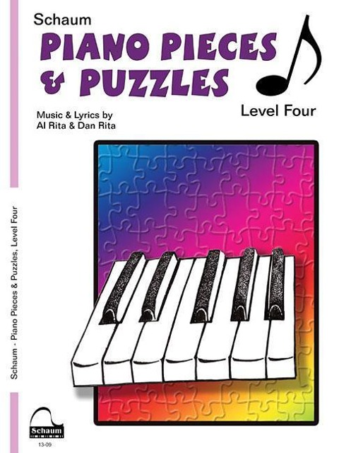 Piano Pieces & Puzzles: Level 4 Intermediate Level