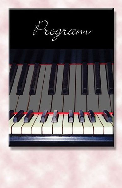 Recital Program #37 - 25 Pkg