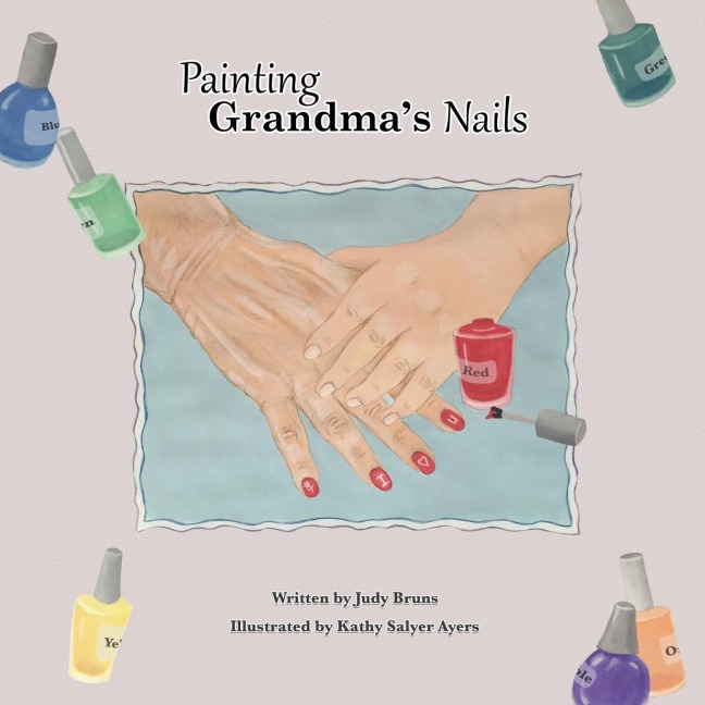 Painting Grandmas Nails