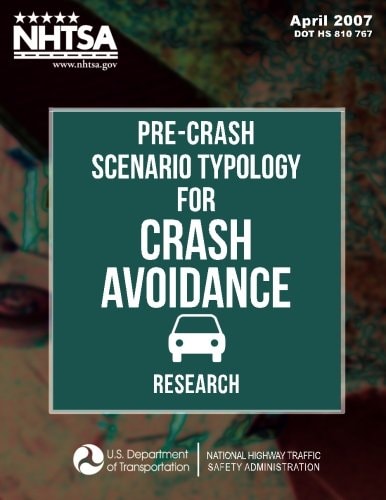 Pre-Crash Scenario Typology for Crash Avoidance Research
