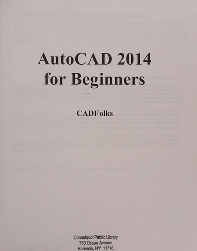 AutoCAD 2014 for Beginners