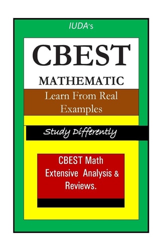 CBEST Math California Basic Eucational Skills Test