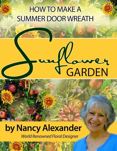Sunflower Garden How to Make a Summer Door Wreath