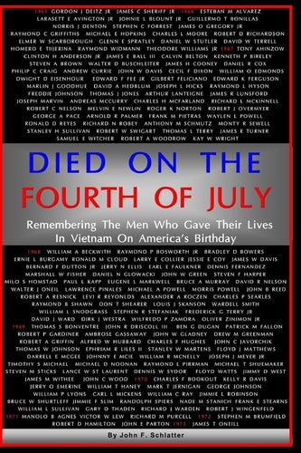 Died On The Fourth of July Remembering the Men Who Gave Their Lives in Vietnam on America's Birthday