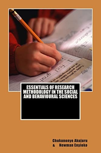 Essentials of Research Methodology in the Social and Behavioural Sciences Essentials of Research Methodology