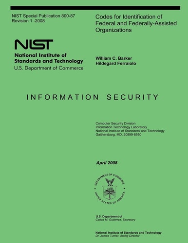 Codes for Identification of Federal and Federally-Assisted Organizations