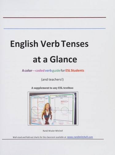 English Verb Tenses at a Glance A Color-Coded Verb Guide for ESL Students