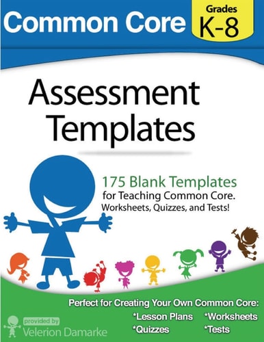 Common Core Assessment Templates Full Color Print Version