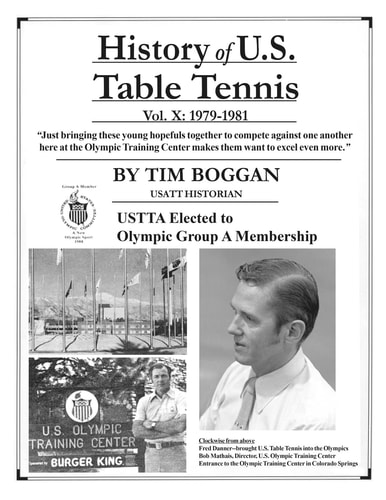 History of U. S. Table Tennis Volume 10