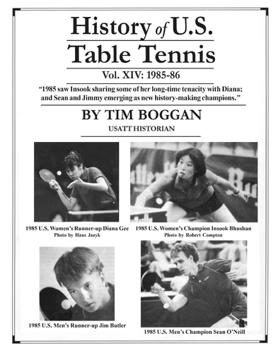 History of U. S. Table Tennis Volume 14