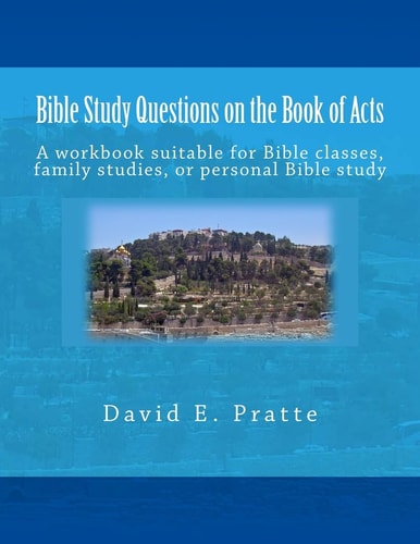Bible Study Questions on the Book of Acts A Workbook Suitable for Bible Classes, Family Studies, Or Personal Bible Study