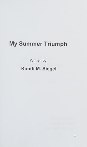 My Summer Triumph