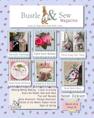 Bustle and Sew Magazine March 2014 Issue 38